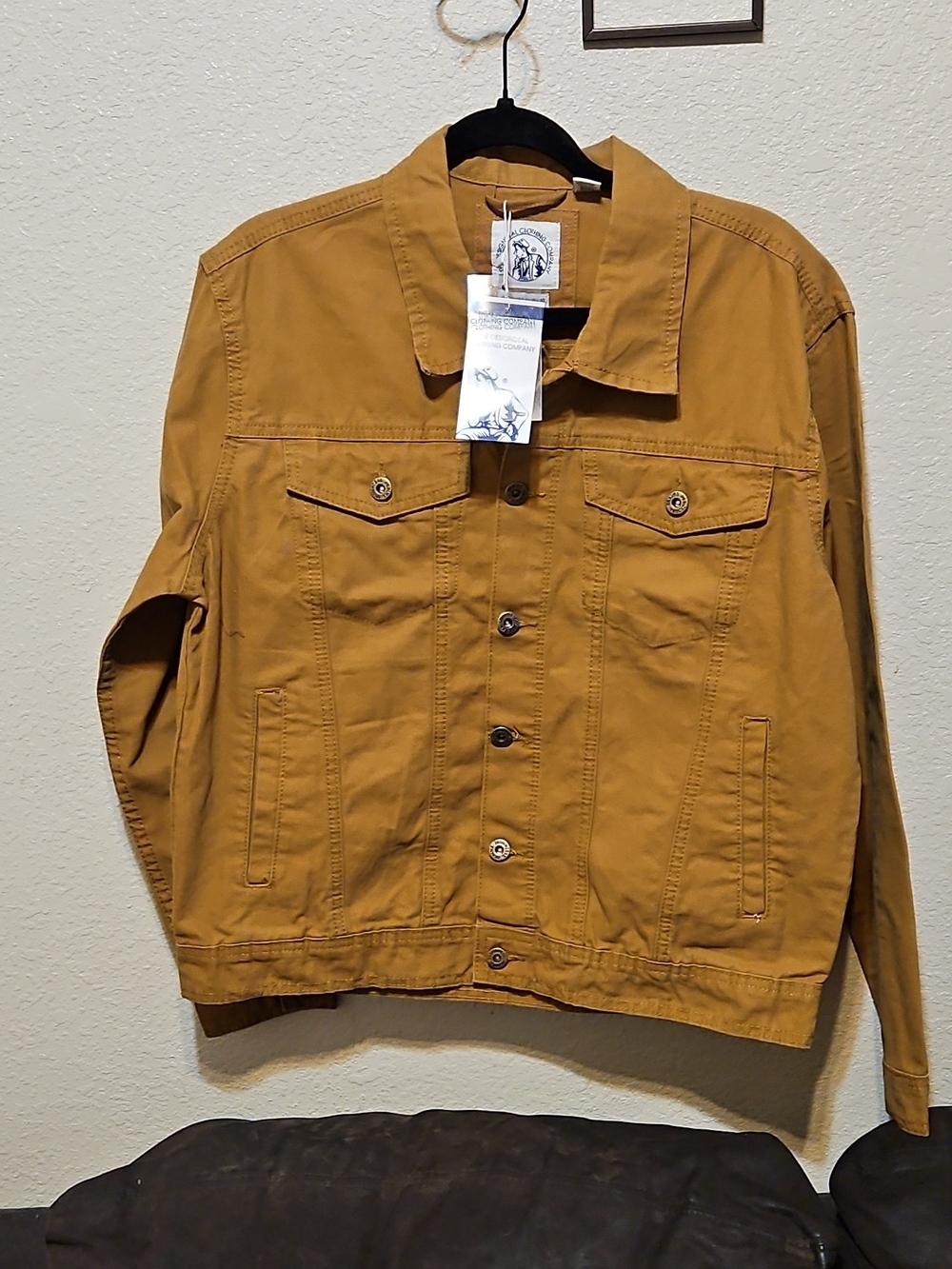 Men's Lightweight Jacket in Caramel Brown